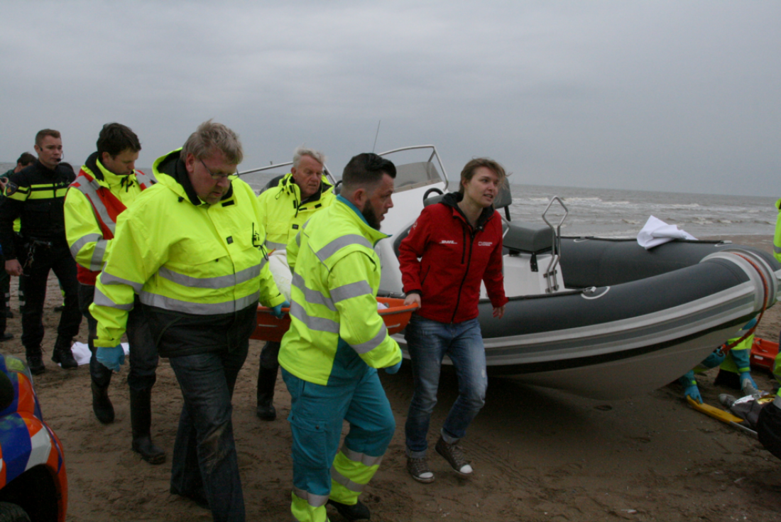 Oefening Springtij hulpdiensten op het strand