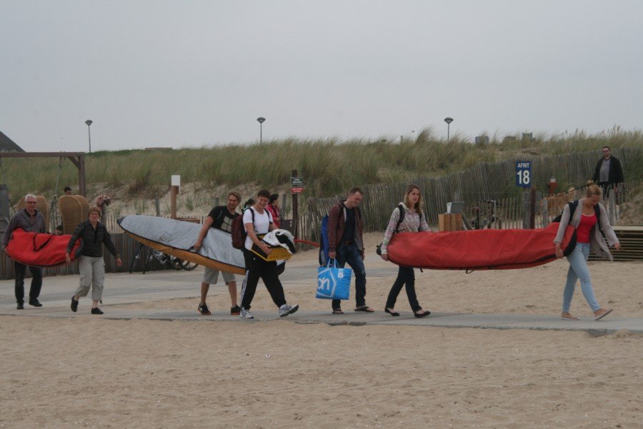 Reddingsbrigade oefend voor EK Life Saving Noordwijk