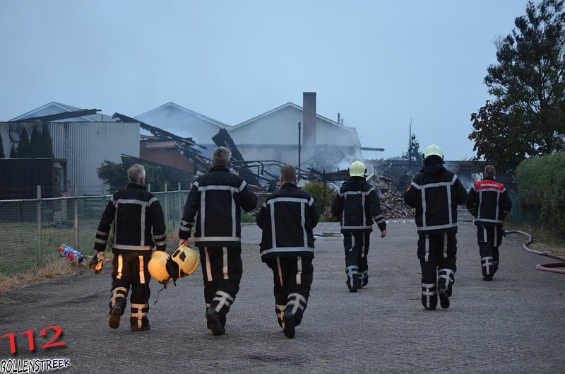 Grote brand Voorhout, nablussen + The Morning After