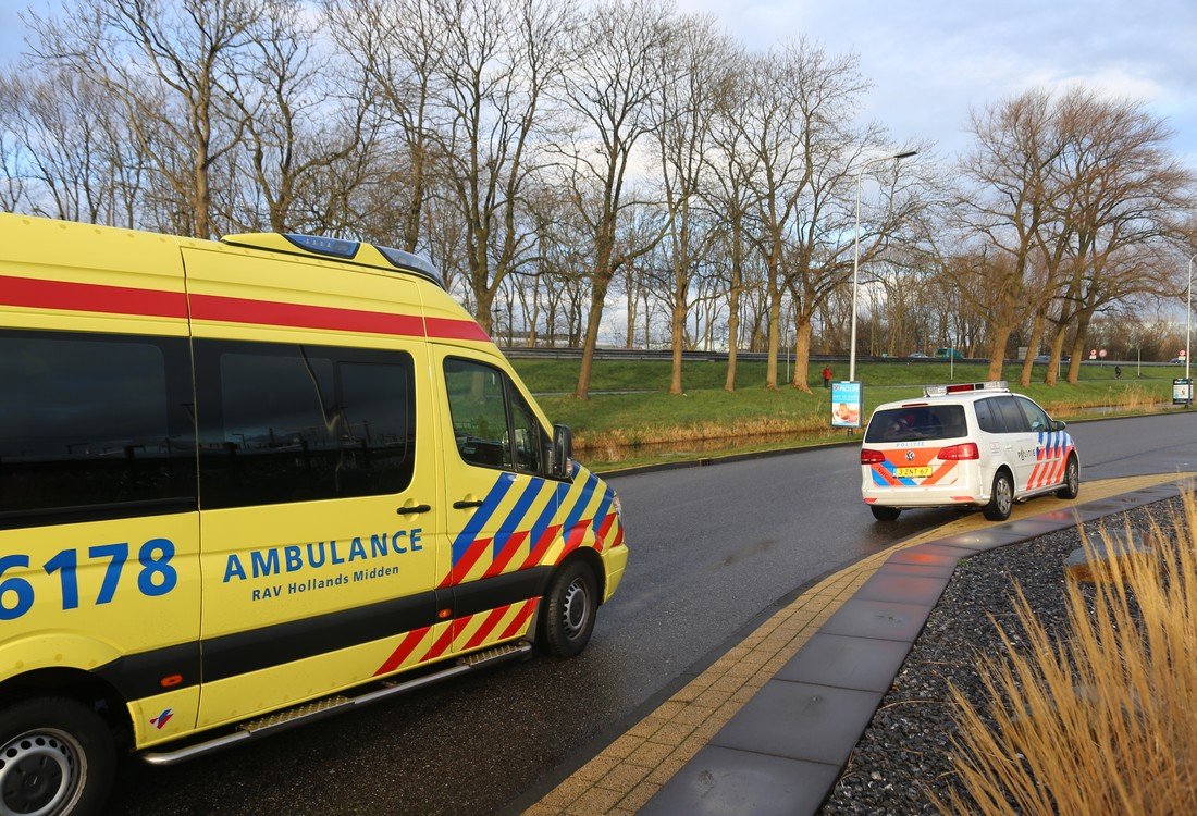 Ongeval fietsster met bus Sassenheim