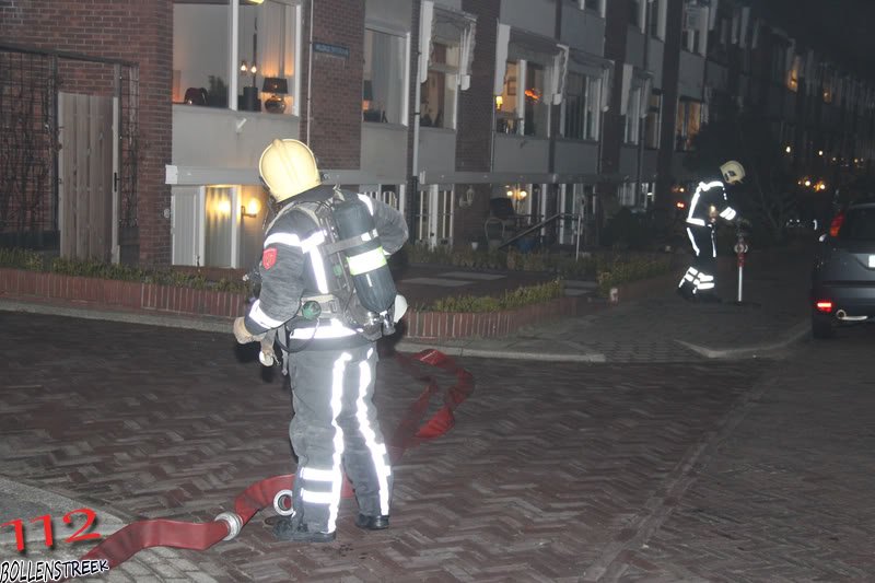 Containerbrand Willem de Zwijgerlaan/Boslaan Katwijk