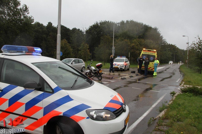 Ongeval scooter Gooweg / Langelaan Noordwijkerhout