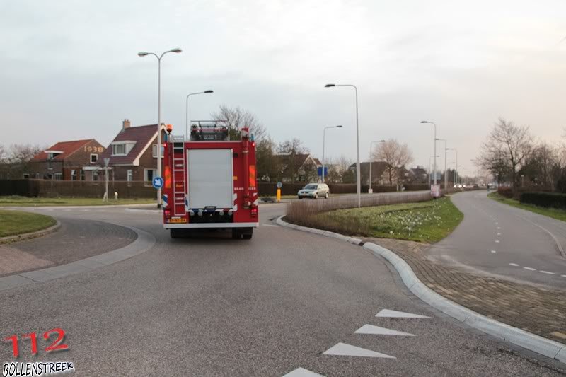 Brandmelding Willem vd Bergh Zwarteweg Noordwijk