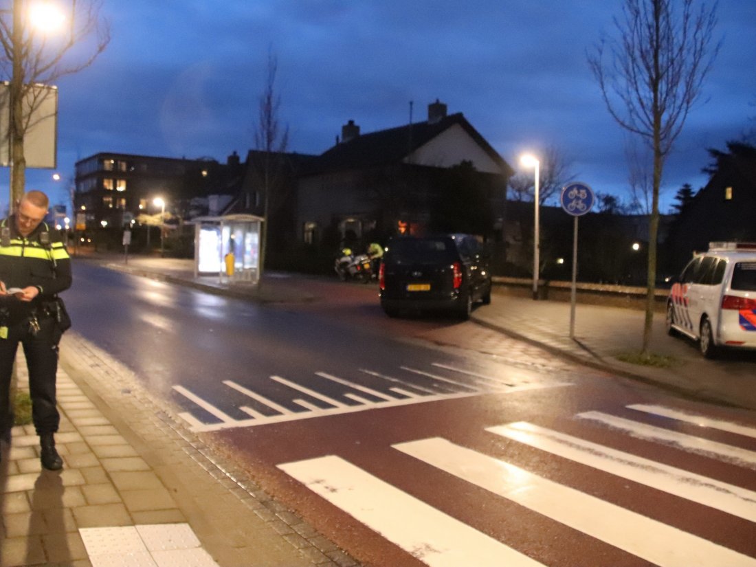 Voetganger aangereden op zebrapad Rijnsburg