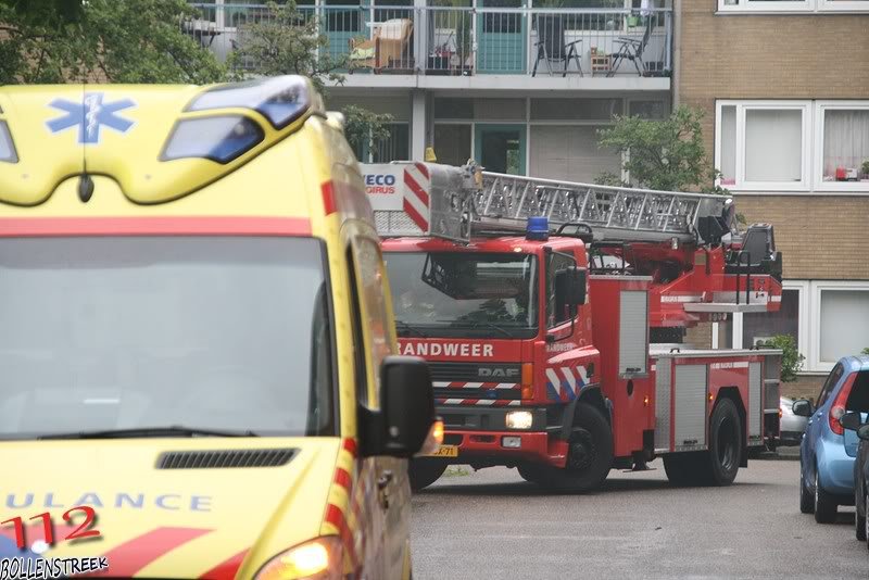 Grote brand Nassaudreef Katwijk (foto update)