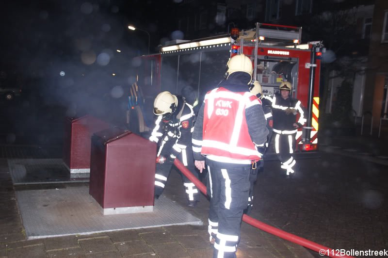 Containerbrand Melkweg Katwijk