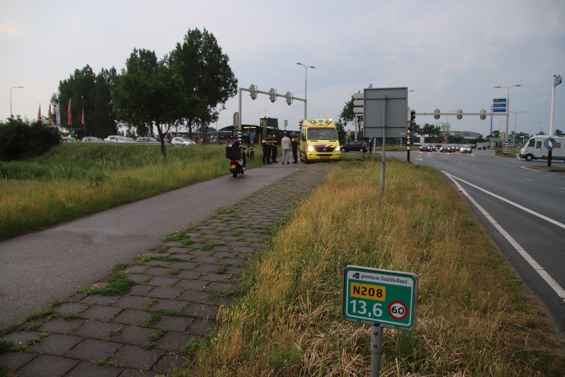 Ongeval N208 Leidsestraat Hillegom