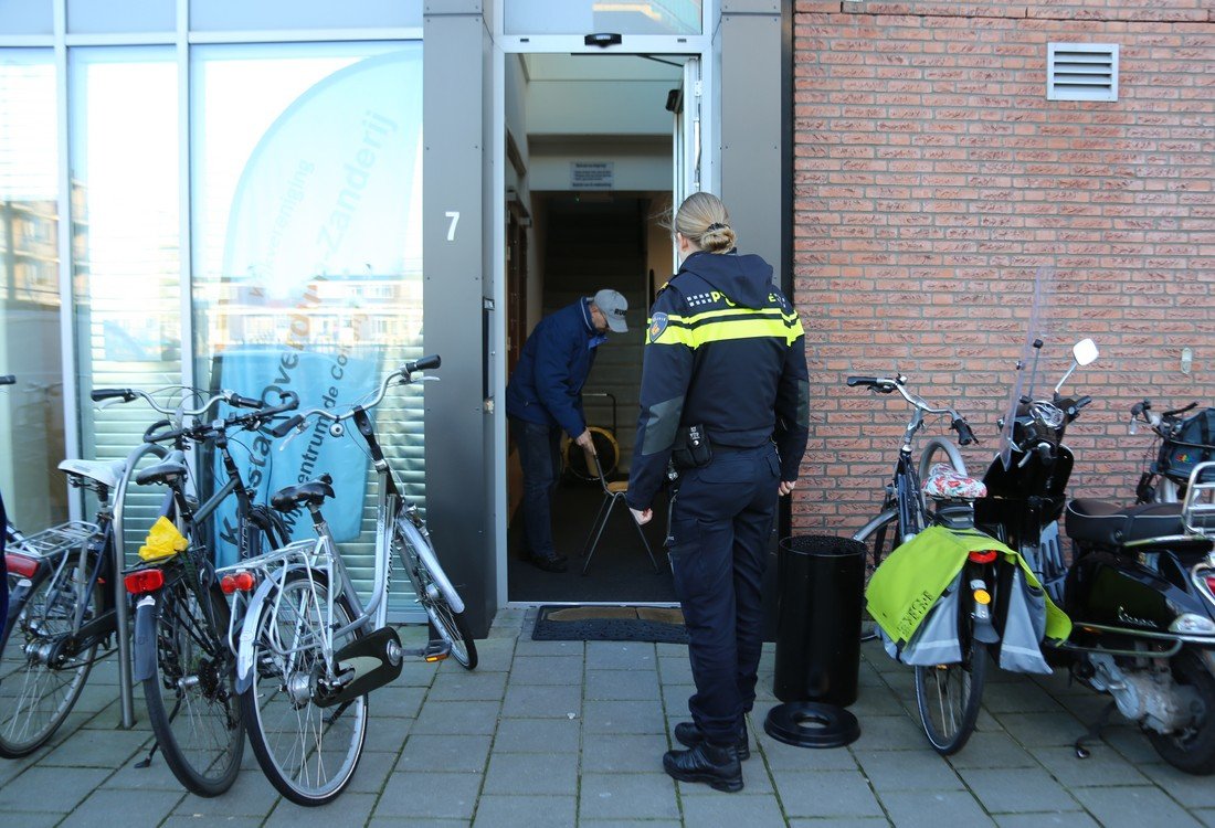 Prullenbakbrand Louis de Colignylaan Katwijk