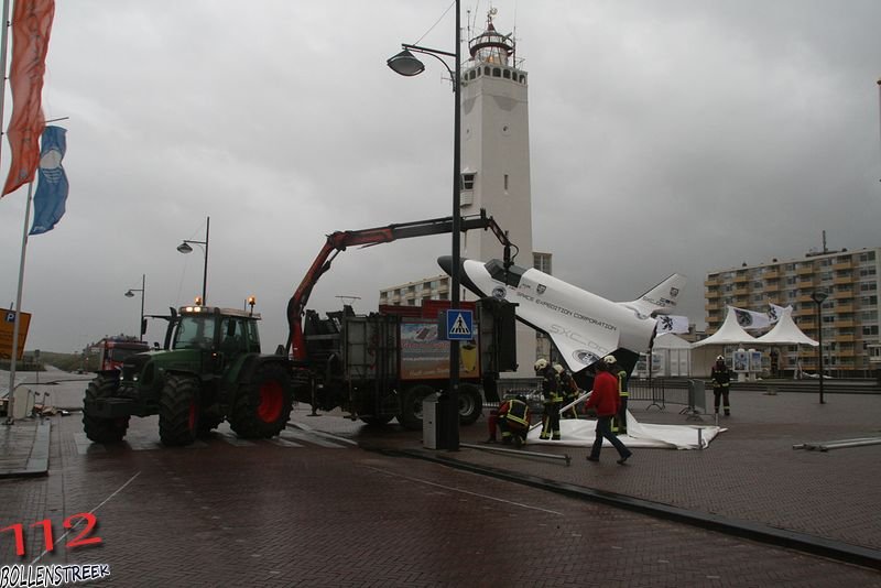 Middel hulpverlening Koningin Wilhelmia Boulevard  Noordwijk