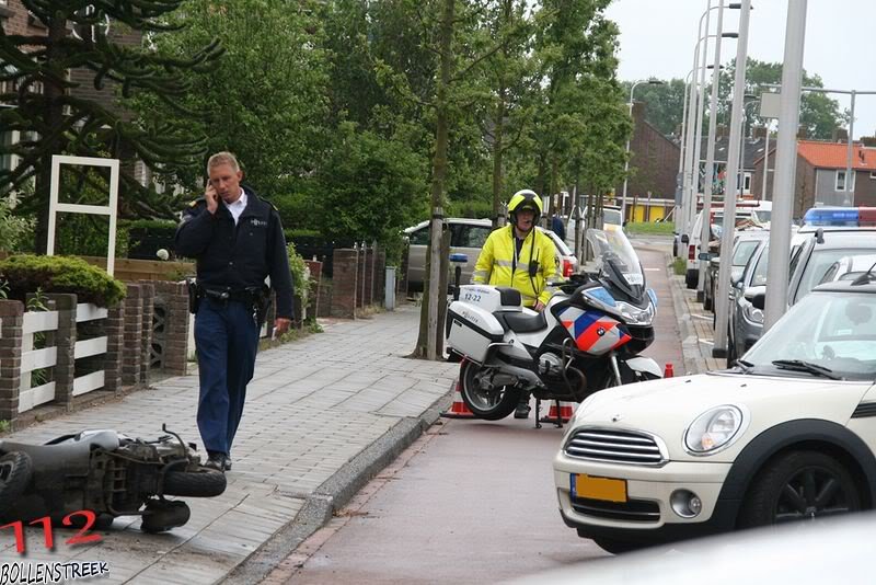 Aanrijding auto/scooter  van Panhuysstraat Noordwijk