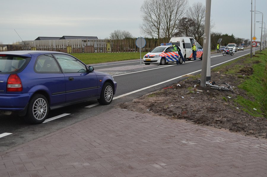 Ongeval auto/fiets kruising Teylingerlaan N443/Oude Herenweg Voorhout