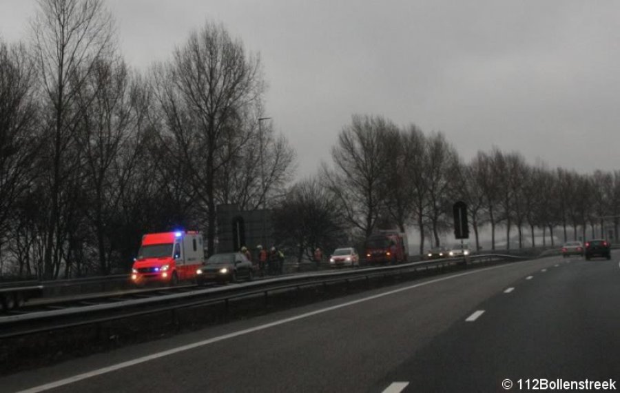 Beknelling verkeer A44 7,6 Buitenkaag