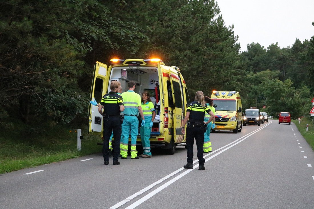 Mountainbiker gewond Randweg Noordwijk