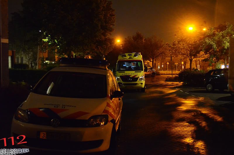 Binnenbrand woning Graaf Florislaan Rijnsburg