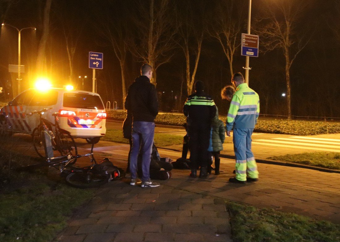 Vader en dochter komen ten val met fiets Katwijk