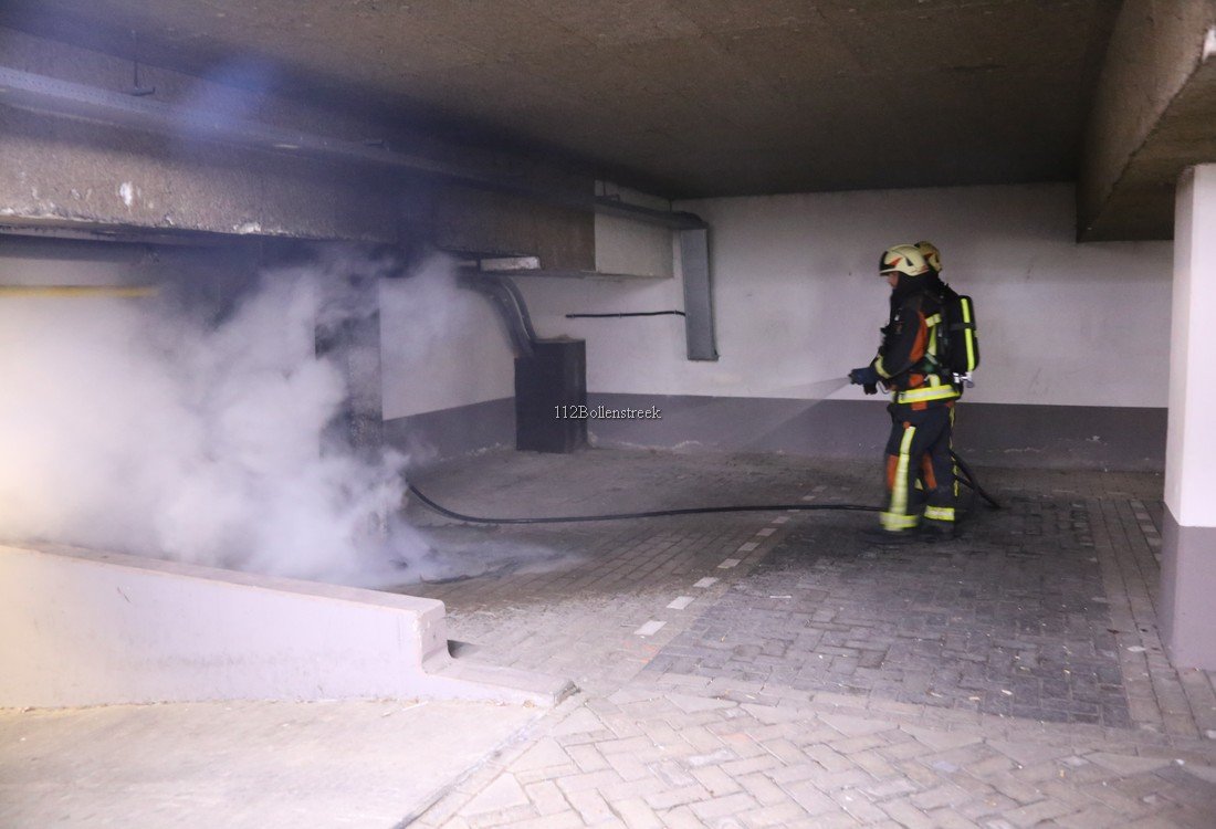 Kleine brand in parkeer garage Binnenweg Noordwijk