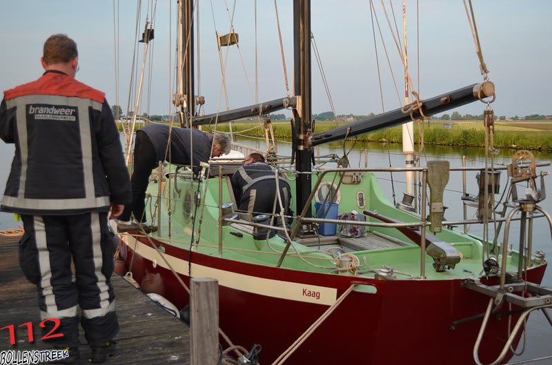 Scheepvaart schip in nood Huigsloterdijk Abbenes