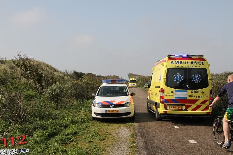 Ongeval fietspad Bosweg ( duinen ) Noordwijk