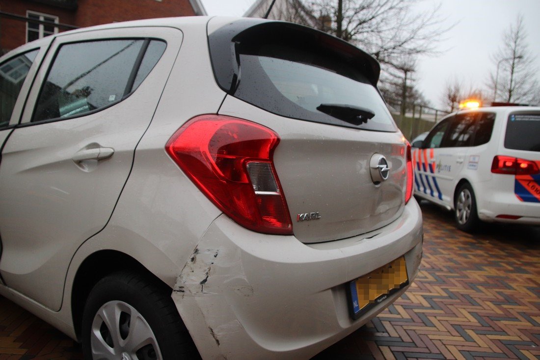 Flinke schade na parkeer ongeval Campus Noordwijkerhout