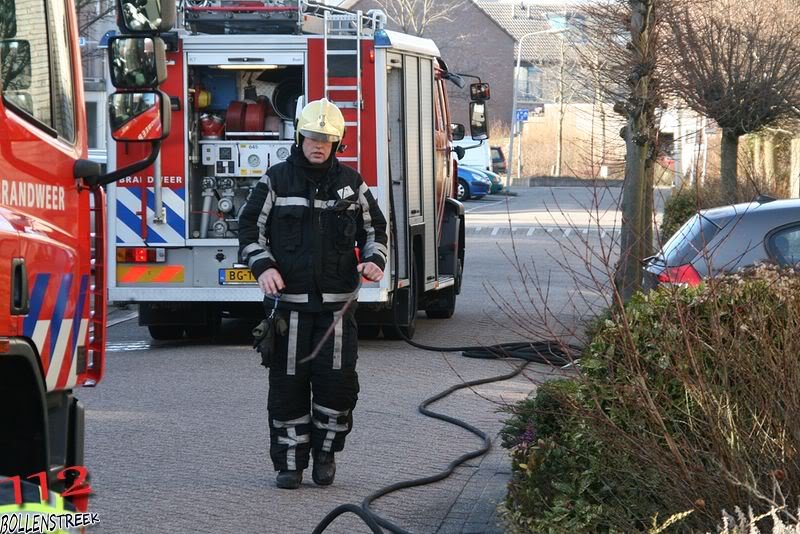 Gebouwbrand Schorrekruidweg/Wijnruitstr. Voorhout