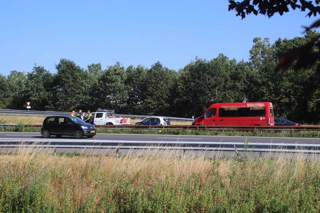 Ongeval meerdere voertuigen A44 Sassenheim