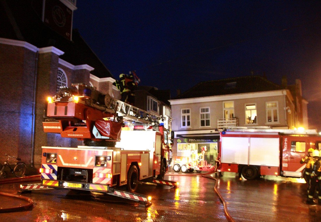 Grote brand Hoofdstraat Noordwijk