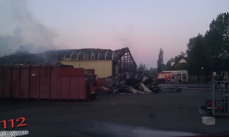 Nablussen zeer grote brand Vinkenweg Rijnsburg