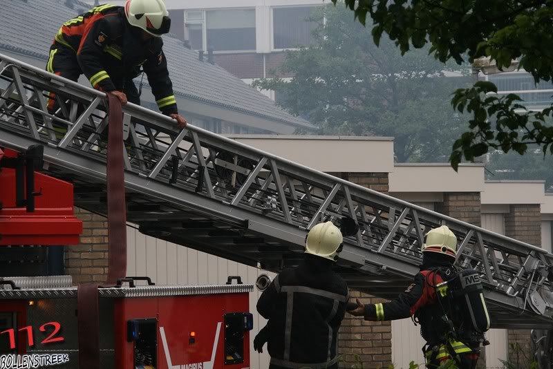 Grote brand Nassaudreef Katwijk (foto update)