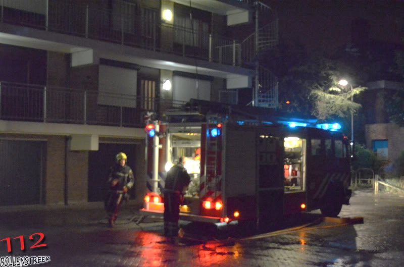 Binnenbrand woning Graaf Florislaan Rijnsburg