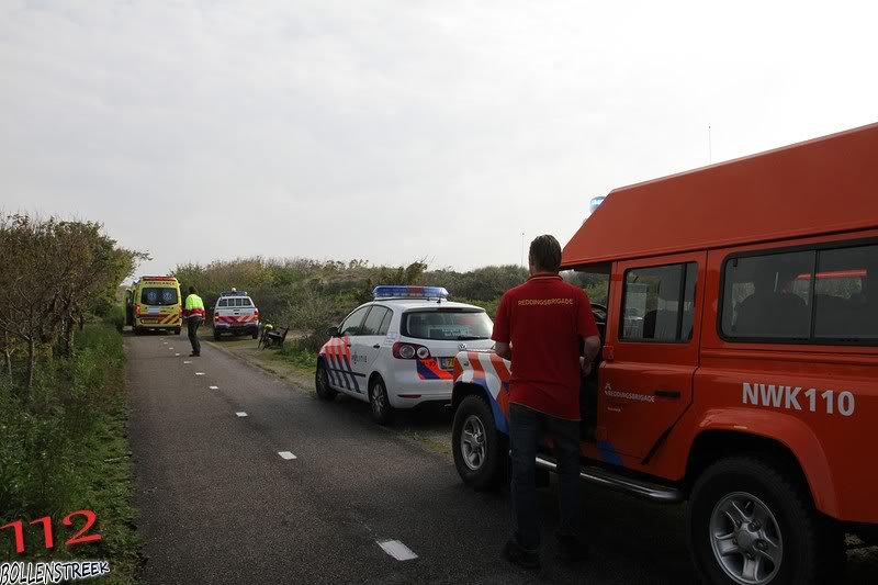 Ongeval fietspad Bosweg ( duinen ) Noordwijk