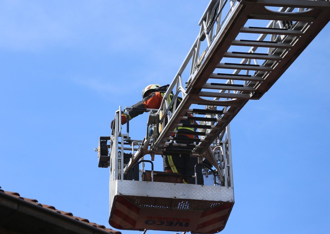 Flinke zolderbrand Visserstraat Hillegom
