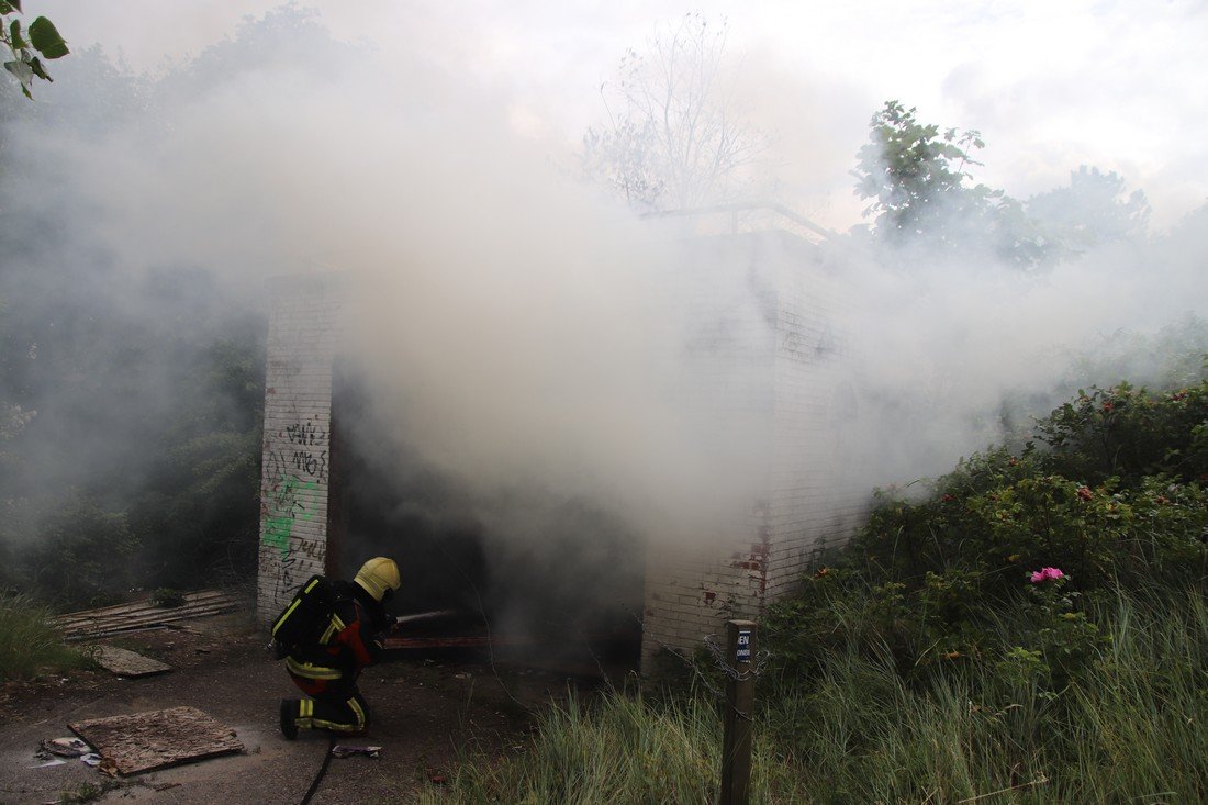 Gebouwbrand Prins Hendrikweg Noordwijk