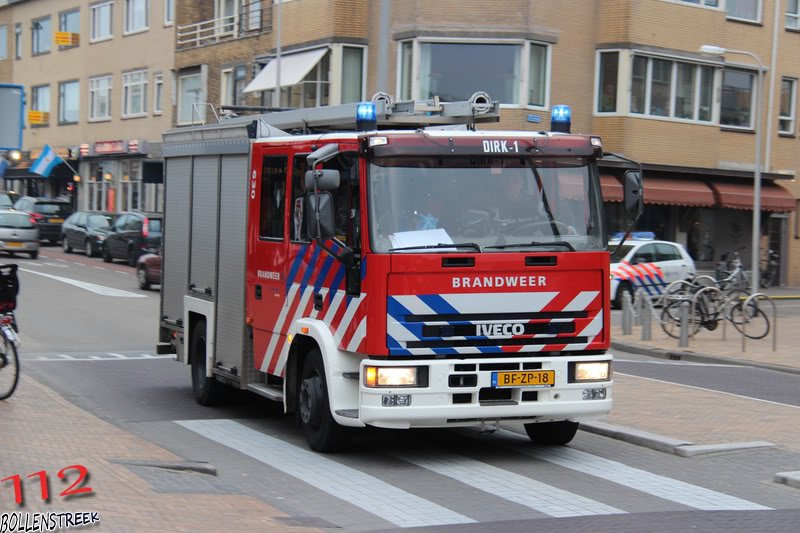 Brandgerucht Badstraat Katwijk