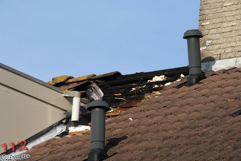 Gebouwbrand Schorrekruidweg/Wijnruitstr. Voorhout