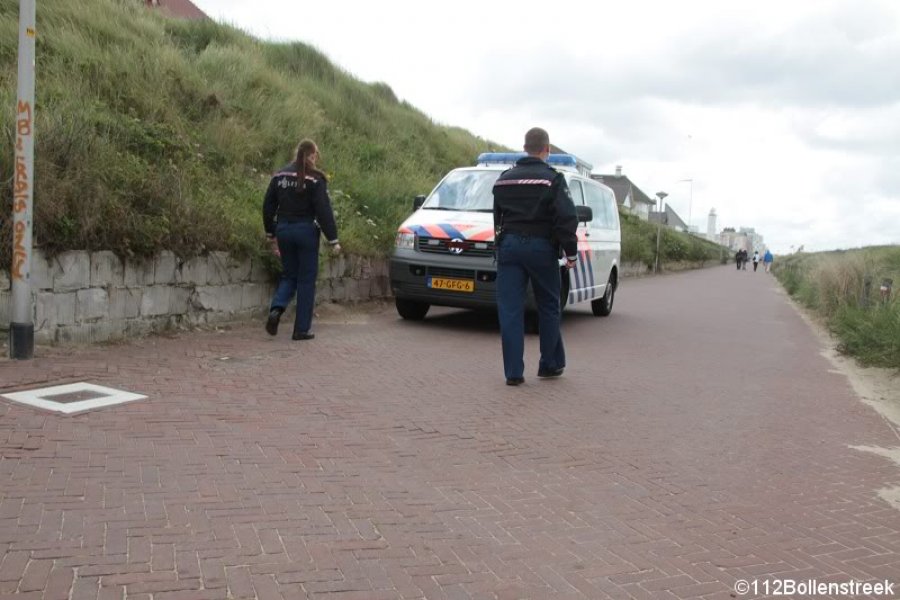 Reddingsactie strand Noordwijk