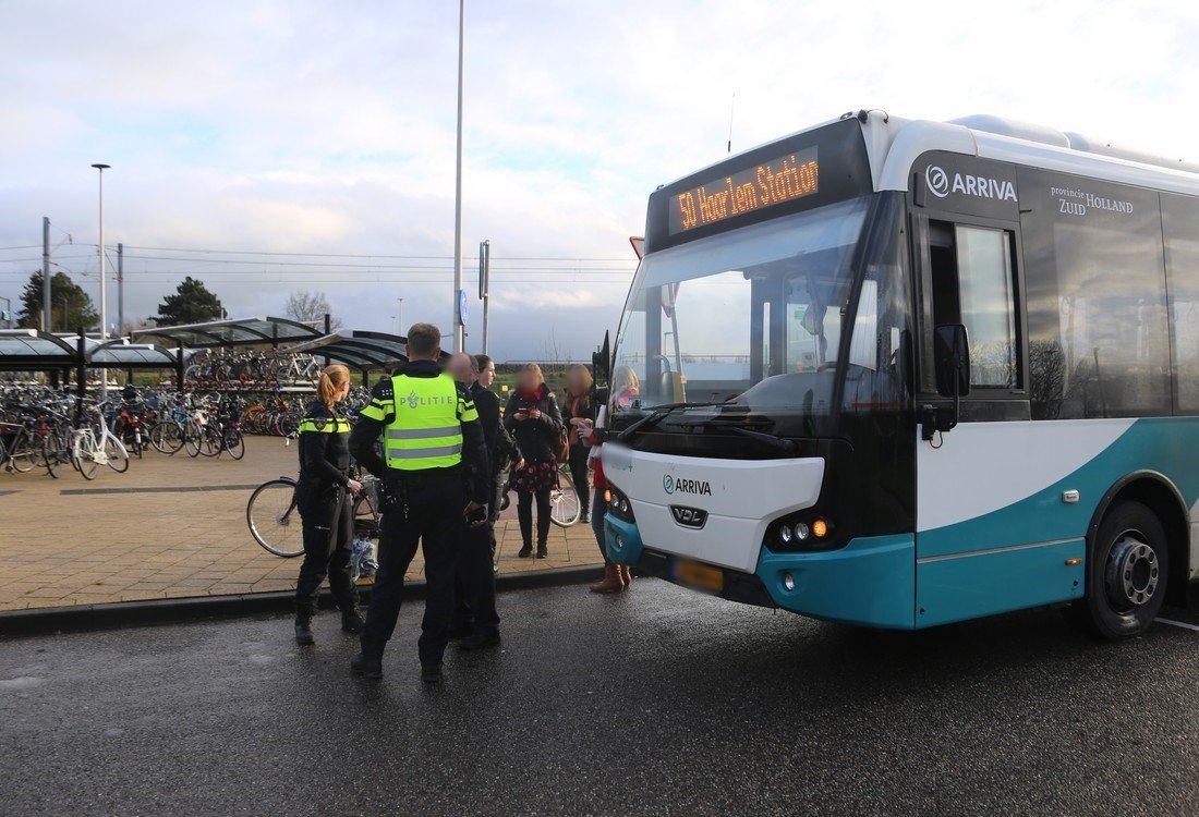 Ongeval fietsster met bus Sassenheim