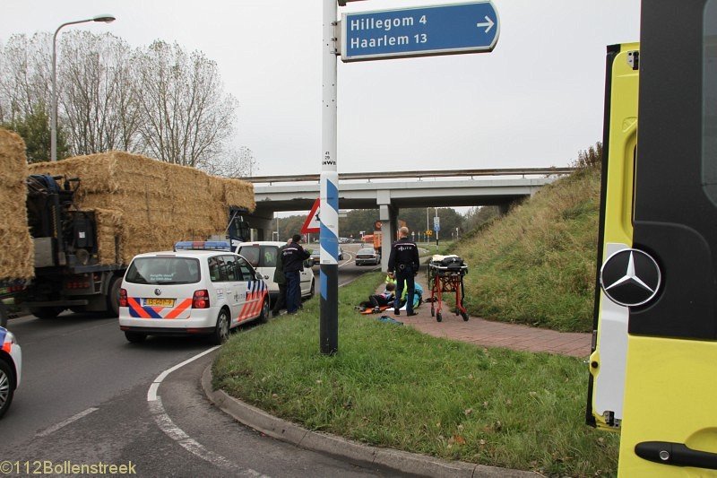 Fietsongeval Delfweg Noordwijkerhout