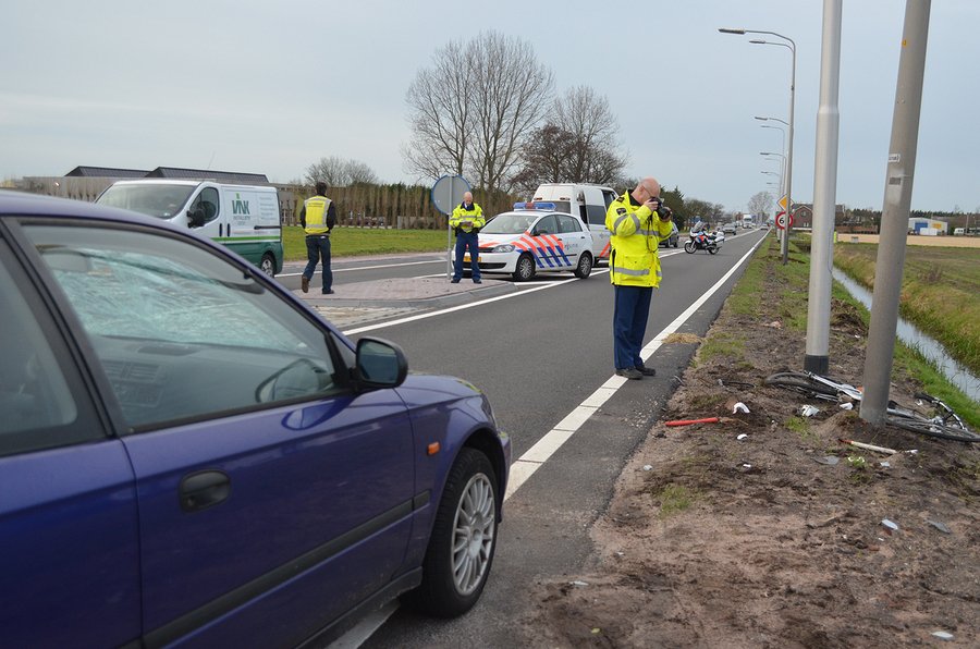 Ongeval auto/fiets kruising Teylingerlaan N443/Oude Herenweg Voorhout