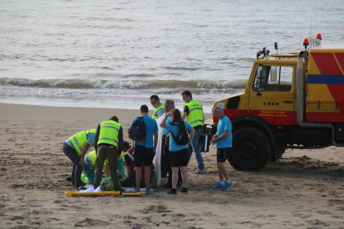 Assistentie ambulancedienst voor de KNRM Noordwijk