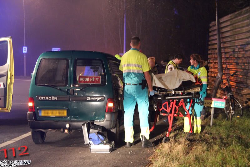 Auto op z'n kant Afrit N206 - Hoorneslaan Katwijk