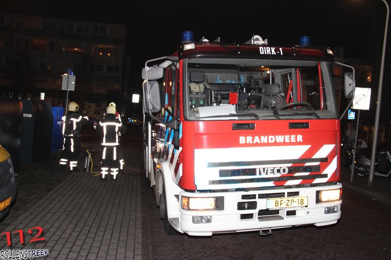 Containerbrand Willem de Zwijgerlaan/Boslaan Katwijk