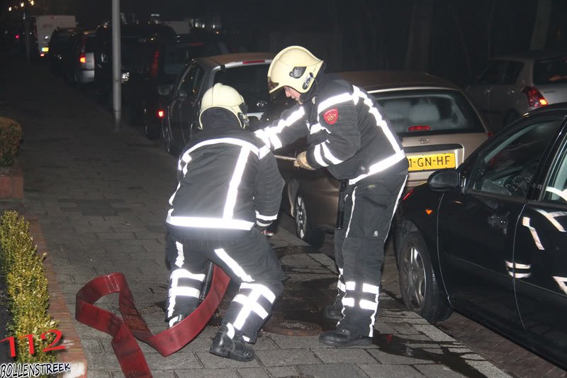 Containerbrand Willem de Zwijgerlaan/Boslaan Katwijk