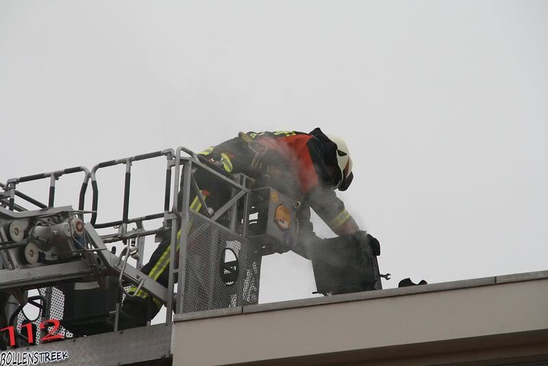 Schoorsteenbrand Golfweg Noordwijk