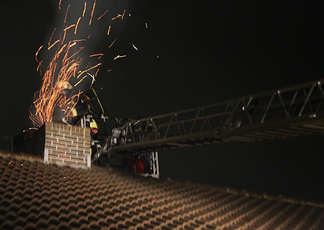 felle schoorsteenbrand Willem Alexanderpark Noordwijk