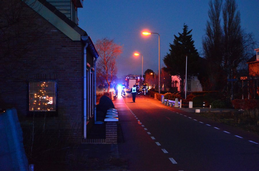 Schoorsteenbrand slaat in woning Loosterweg Voorhout