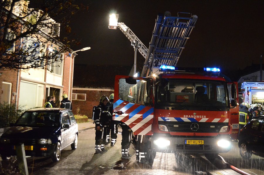 Middelbrand  Prins Bernhardstraat Voorhout