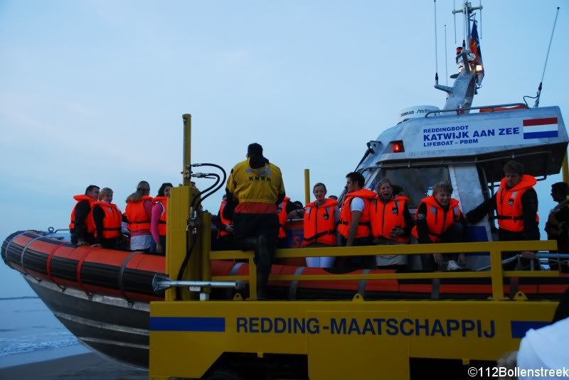 KNRM Katwijk vaart met vis donateurs