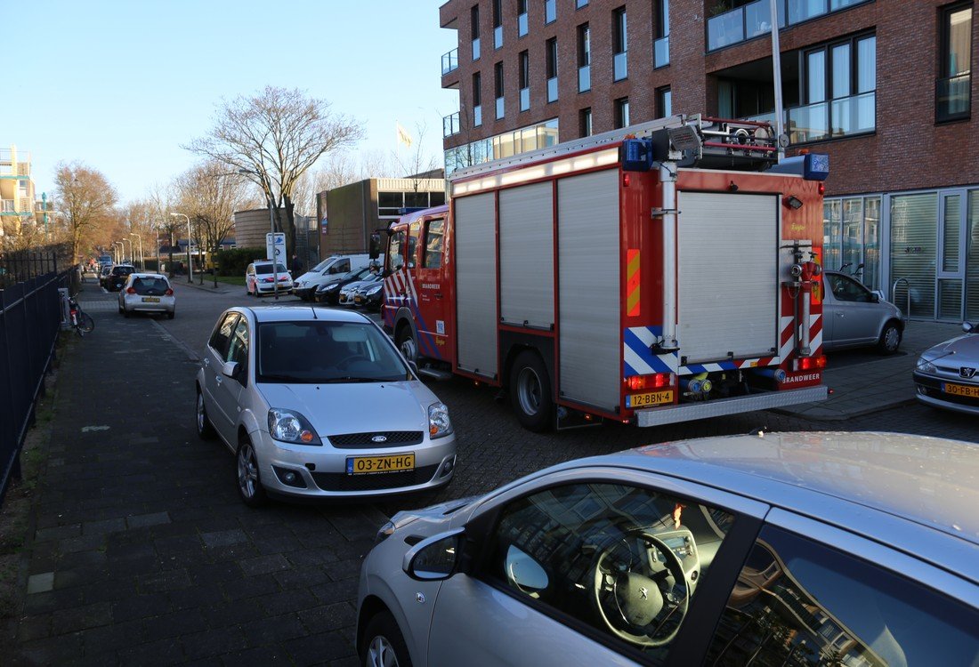 Prullenbakbrand Louis de Colignylaan Katwijk