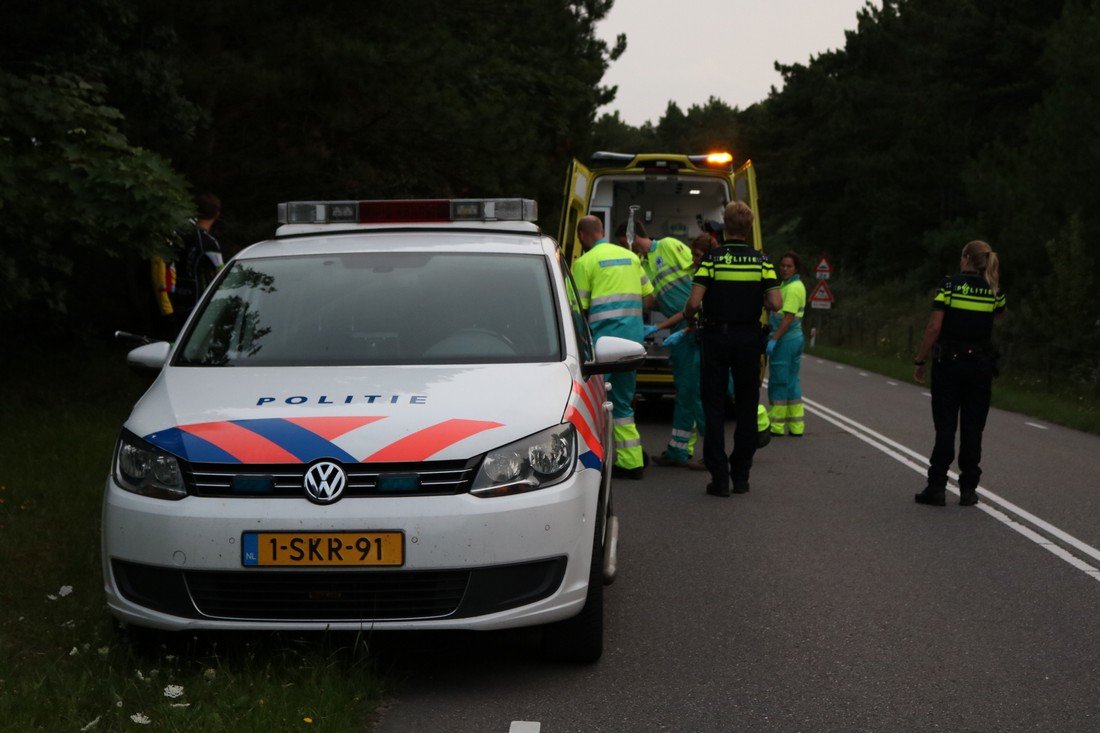 Mountainbiker gewond Randweg Noordwijk