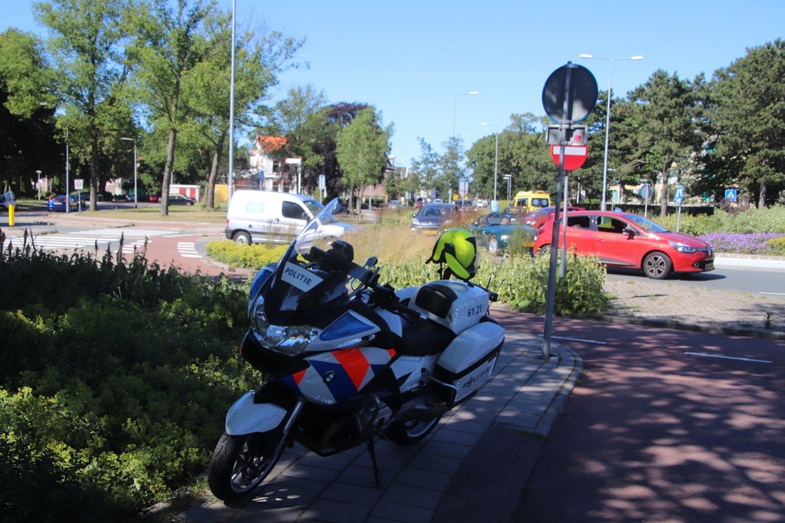 Ongeval fiets contra auto van der Endelaan Hillegom